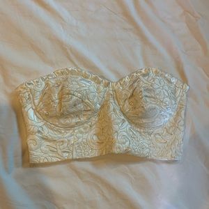 Vintage white corset